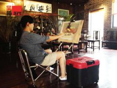杭州吴越画社自制高端考试必备之一体式座椅新鲜出炉