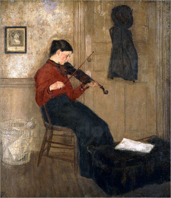 拉小提琴的女孩