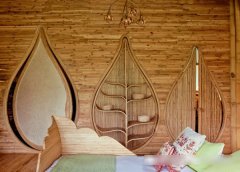 用竹子做的小屋
