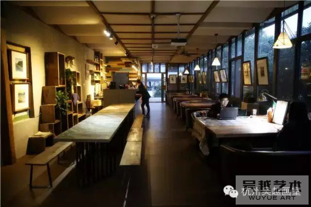 极具文艺范的吴越画社阳光咖啡厅