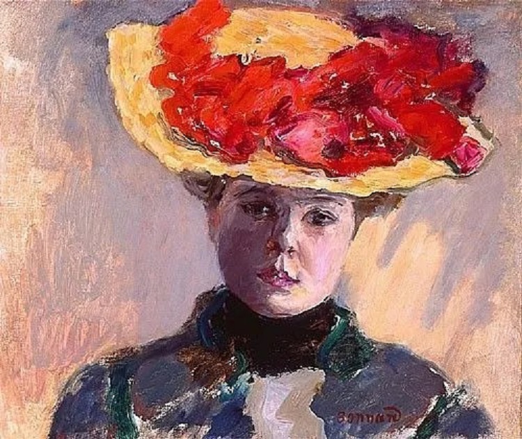 1903年 《戴草帽的女孩》 博纳尔