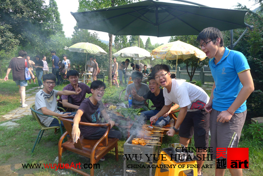 吴越画社2012暑假烧烤活动－于大清谷山里湾山庄