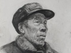 老人头像习作