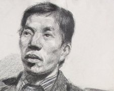 中年男子半身习作