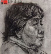 学生素描头像
