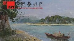 学生丽水下乡色彩风景写生作品