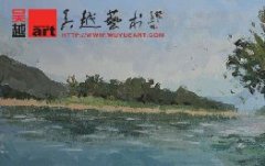 学生丽水下乡色彩风景写生作品