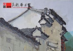 学生丽水下乡色彩风景写生作品