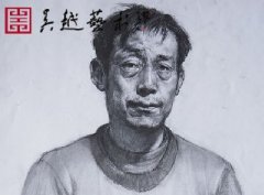 杭州吴越画室教师素描头像