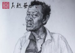 杭州吴越画室教师素描头像
