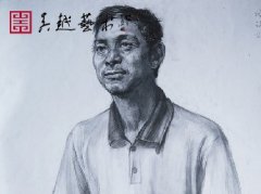 杭州吴越画室教师素描头像