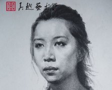 杭州吴越画室教师素描头像