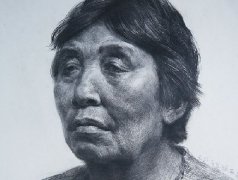 杭州吴越画室教师素描头像