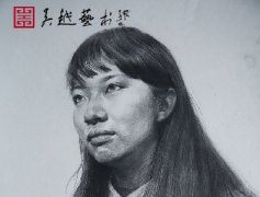 杭州吴越画室教师素描头像