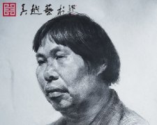 杭州吴越画室教师素描头像