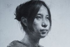 杭州吴越画室教师素描头像