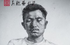 杭州吴越画室教师素描头像