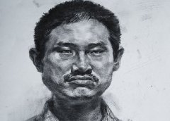杭州吴越画室教师素描头像
