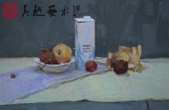 杭州吴越画室教师色彩静物示范