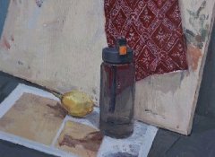 杭州吴越画室教师色彩静物示范