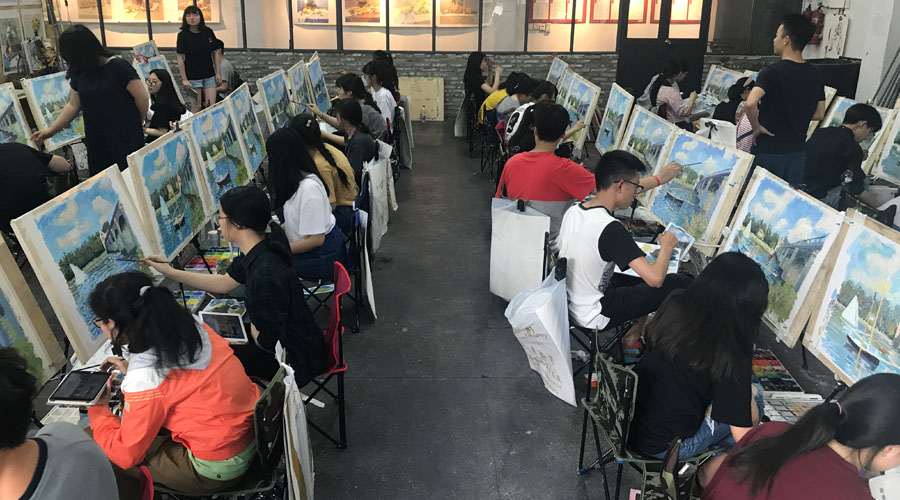 吴越 · 新闻丨新高三色彩风景近期课程汇报