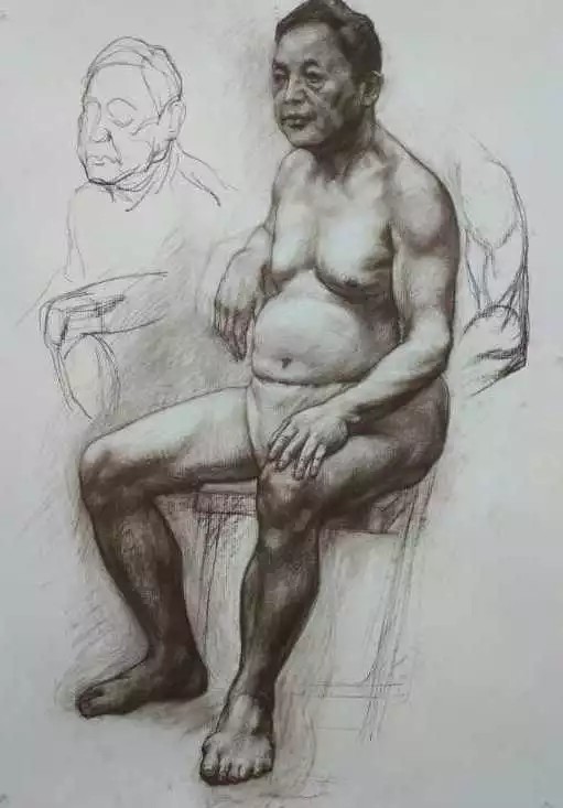 素描人体作品4