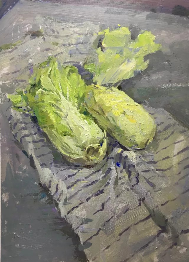 静物蔬菜教师作品