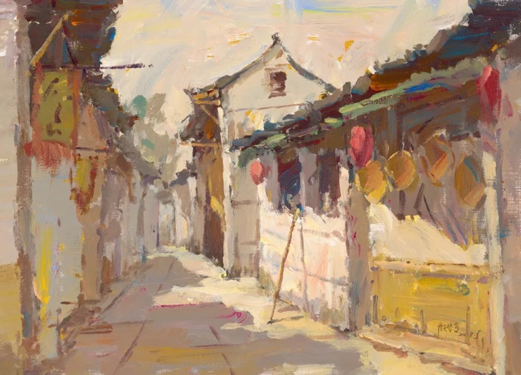 色彩风景作品