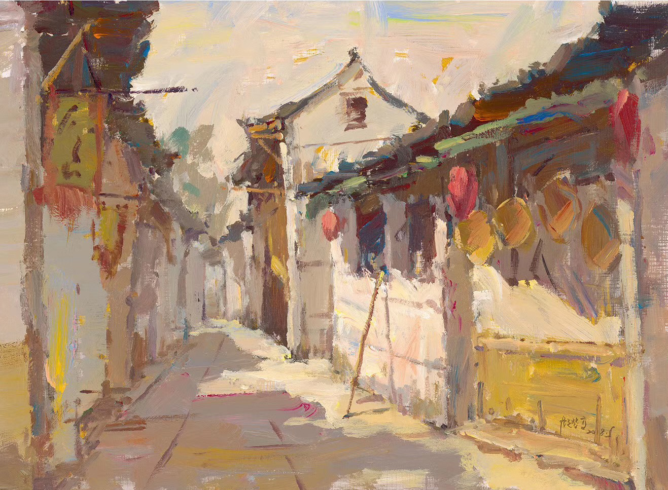 杭州吴越画室教师作品色彩风景5