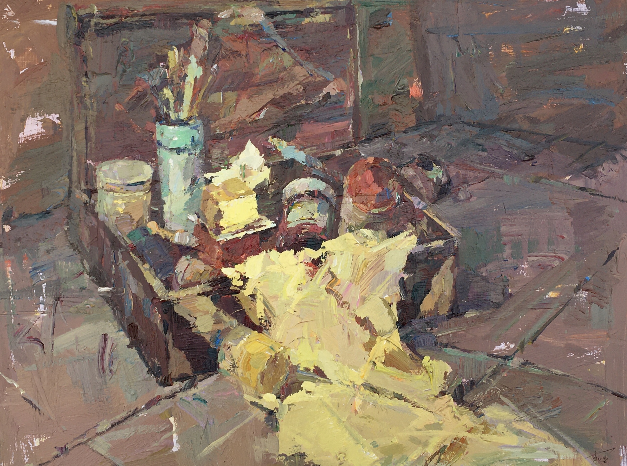 杭州吴越画室教师作品色彩静物9
