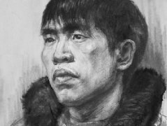 学生素描头像