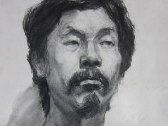学生素描头像