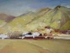 吴越教师油画风景2