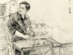 教师场景速写《老家3》