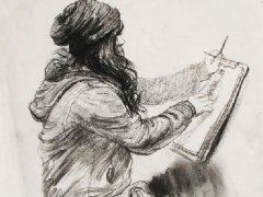 教师人物速写示范