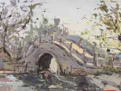 学生色彩风景习作