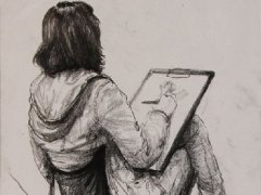 教师人物速写示范