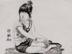 教师人物速写示范