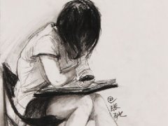 教师人物速写示范