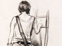 教师人物速写示范