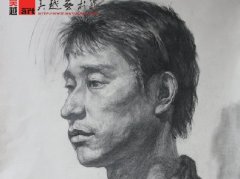 半侧男青年