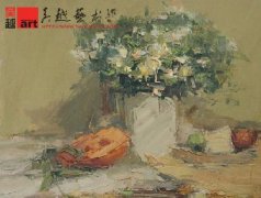 木瓜白花瓶