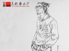 杭州吴越画室 教师速写1