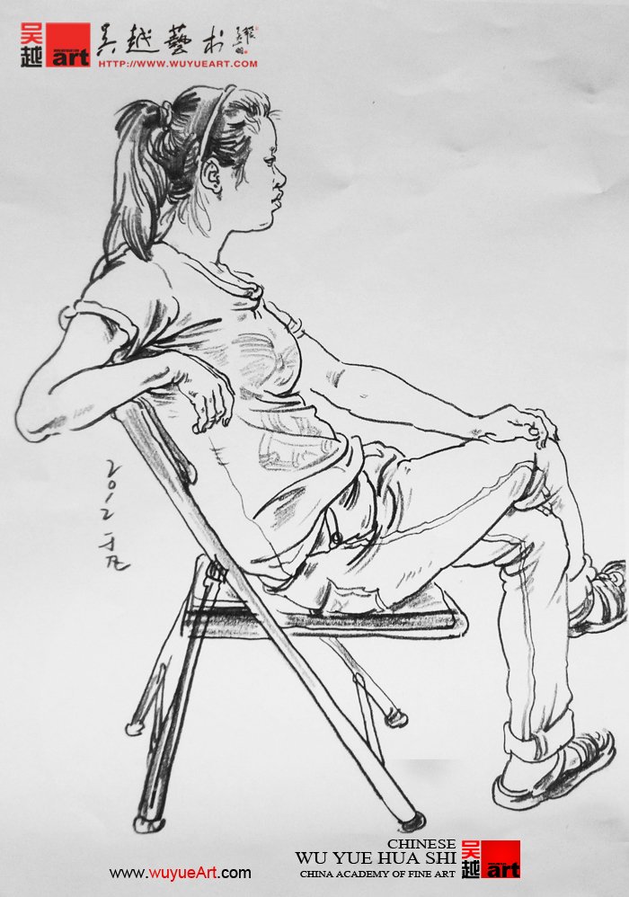 杭州吴越画室 教师速写35