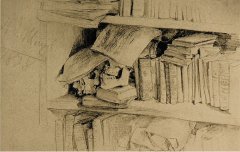 门采尔的素描静物作品