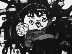 学生黑白装饰画设计