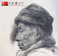 学生素描头像