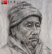 学生素描头像