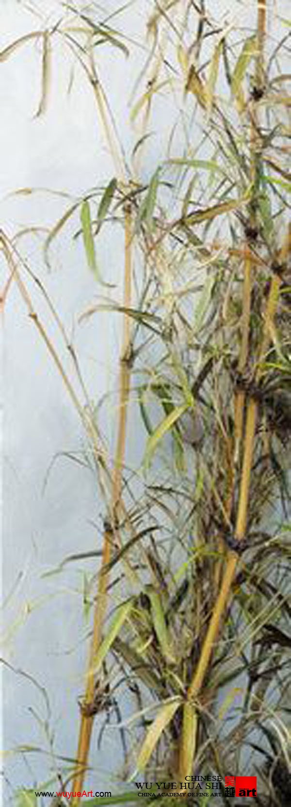 《高秋图》90x30cm 2012年布面油画