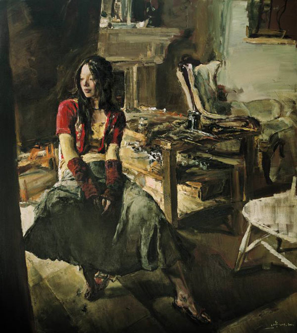画室里的午后 182×162 2011年